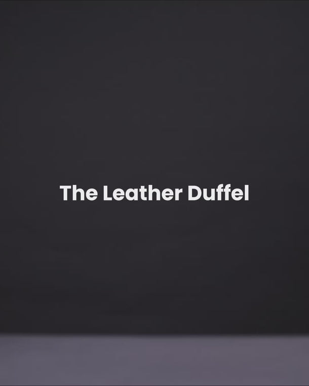 features van de Leren bagga duffel 